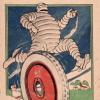 Pub Carte Michelin - Espagne - roue amovible - 1925 -