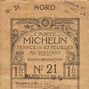 Carte Michelin France N°21 - 1914 -