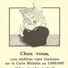 Pub Carte Michelin - grande route - 1934 -