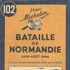 Carte Michelin - Bataille de Normandie juin 1944 - 1947