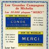 Les plaques Michelin - 1920