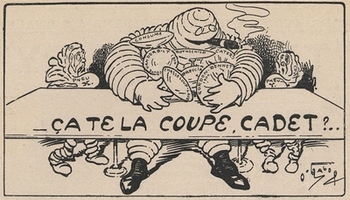 O'Galop - 1905. les succès de Michelin dans les compétitions automobiles, une déclinaison de la première affiche de 1898